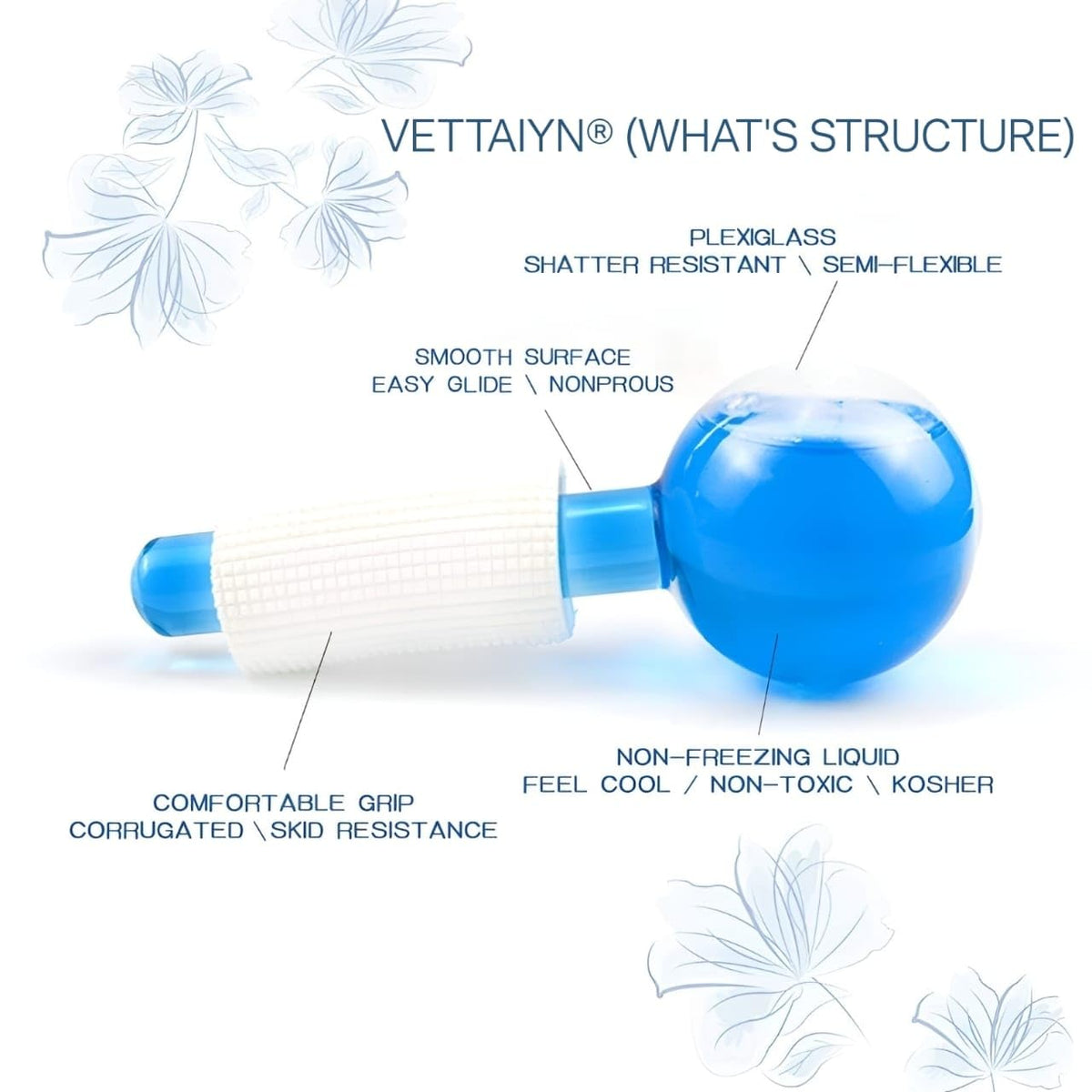 Beauty Crystal Face Roller Ball