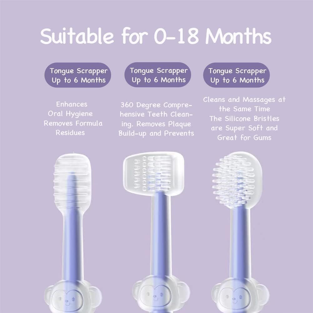 Baby Oral Care Set Baby Training Toothbrush Set