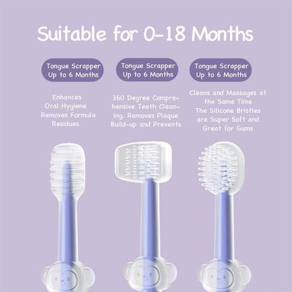 Baby Oral Care Set Baby Training Toothbrush Set